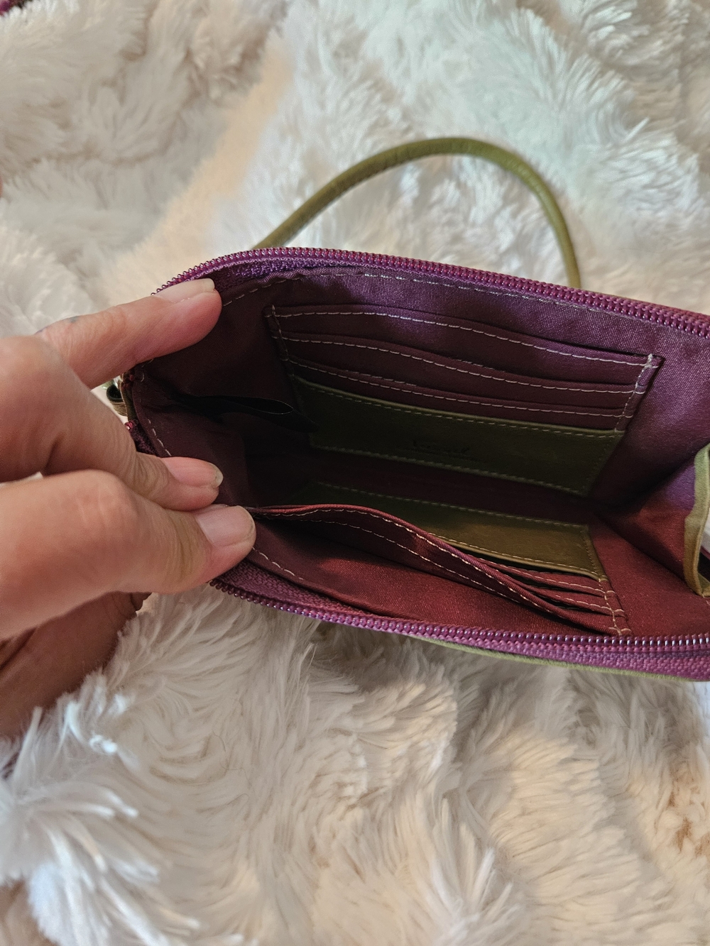 Fossil✨️Patchwork Wristlet Wallet - Vintage - Picture 7 of 10